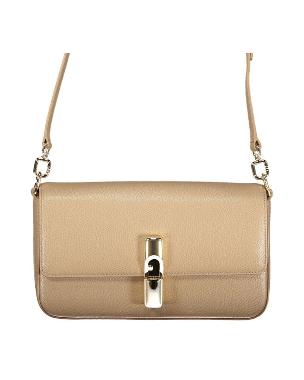 Furla Beige Leather Women Bag