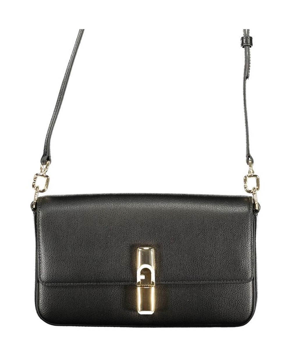 Furla Nero Leather Women Handbag