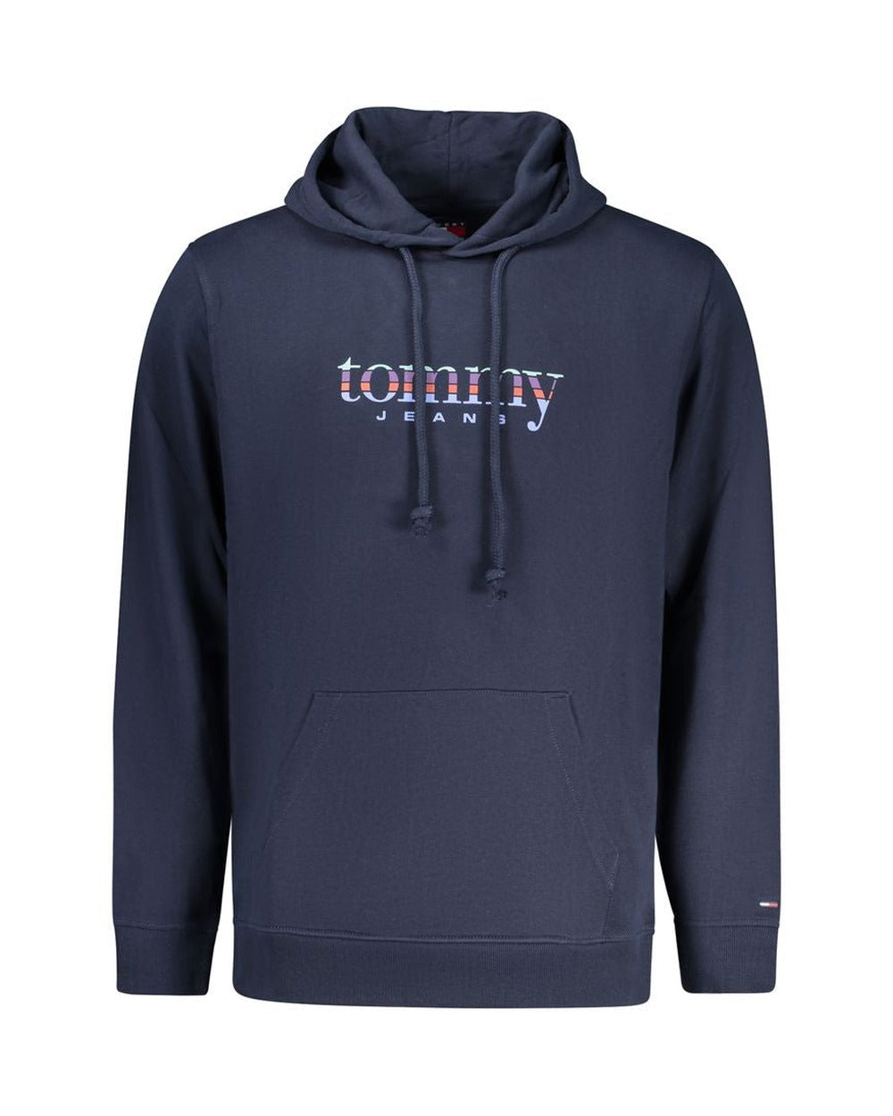 Tommy Hilfiger Blue Cotton Men Hoodie