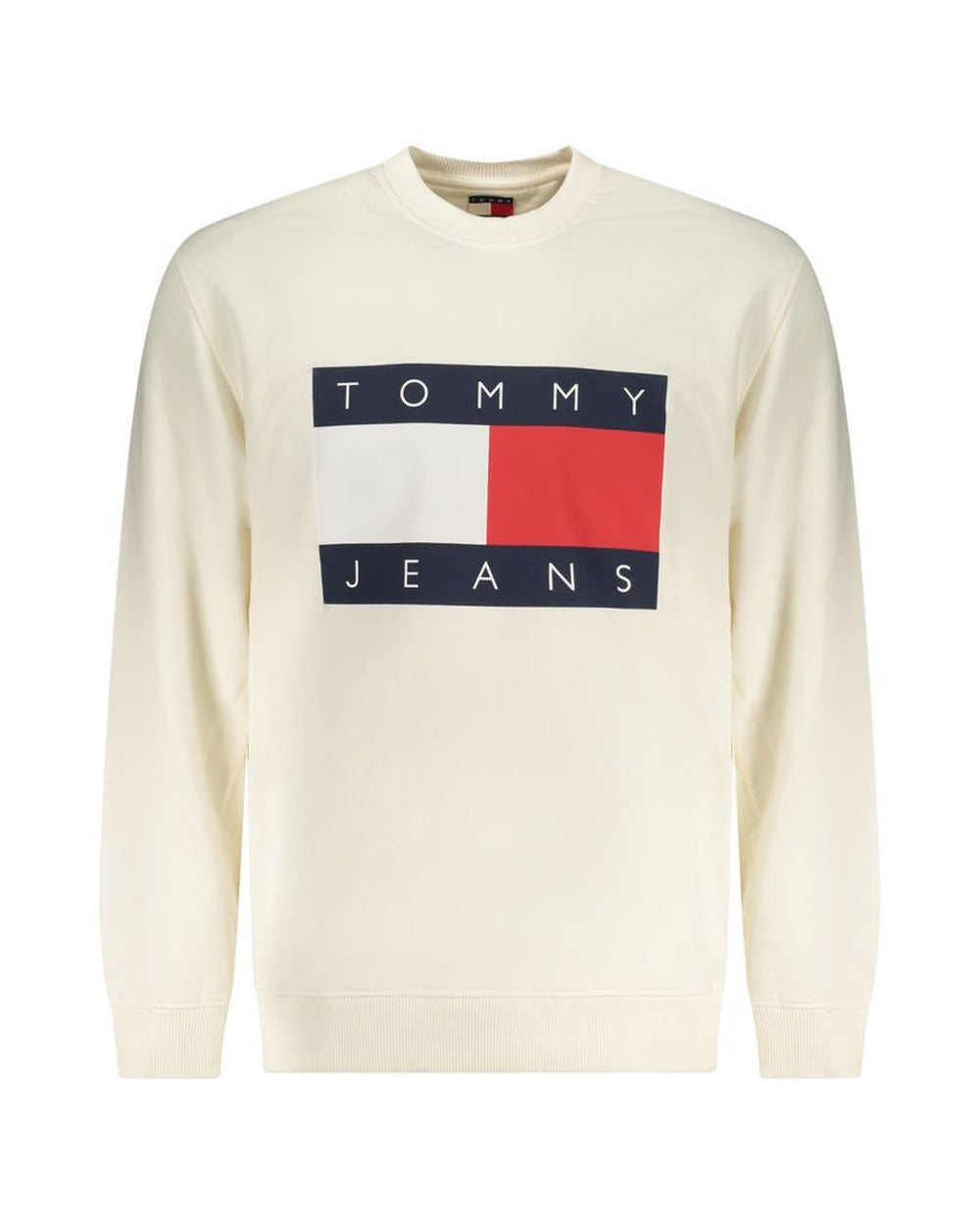 Tommy Hilfiger White Cotton Men Sweatshirt