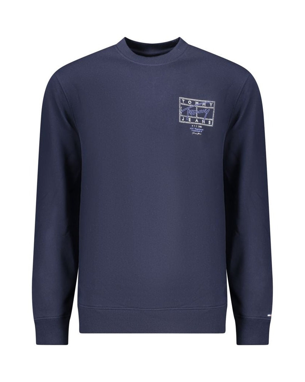 Tommy Hilfiger Blue Cotton Men Sweatshirt