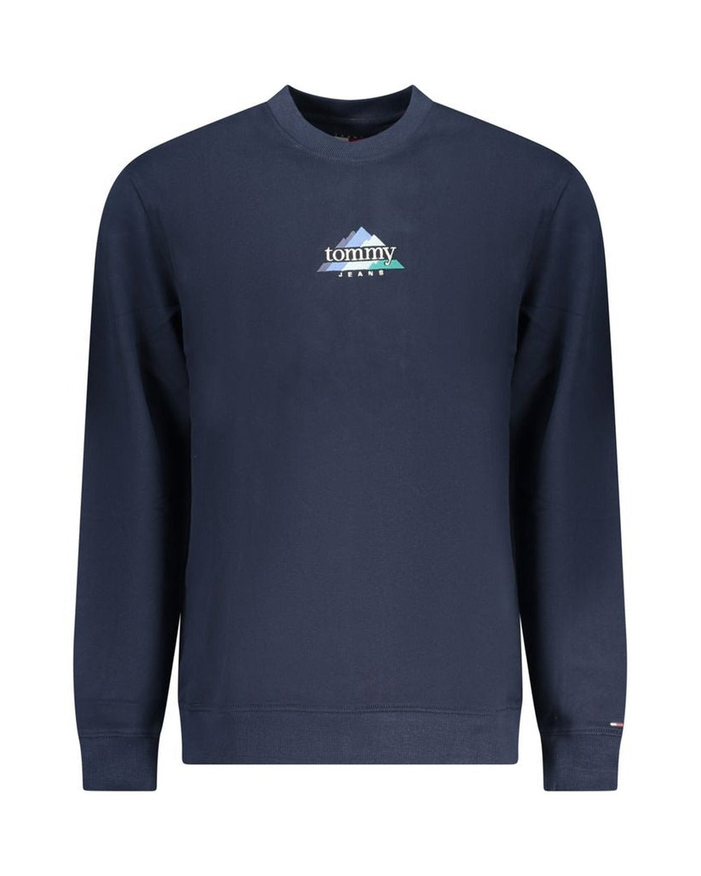 Tommy Hilfiger Blue Cotton Men Sweatshirt