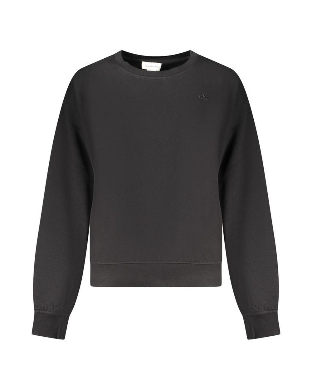 Calvin Klein Black Cotton Women Sweatshirt