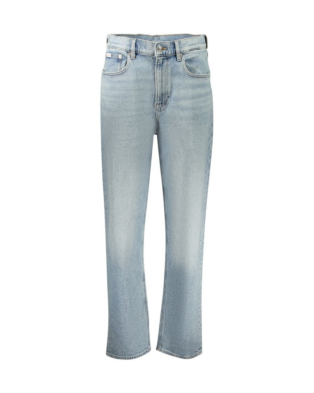 Calvin Klein Azzurro Cotton Women Jeans