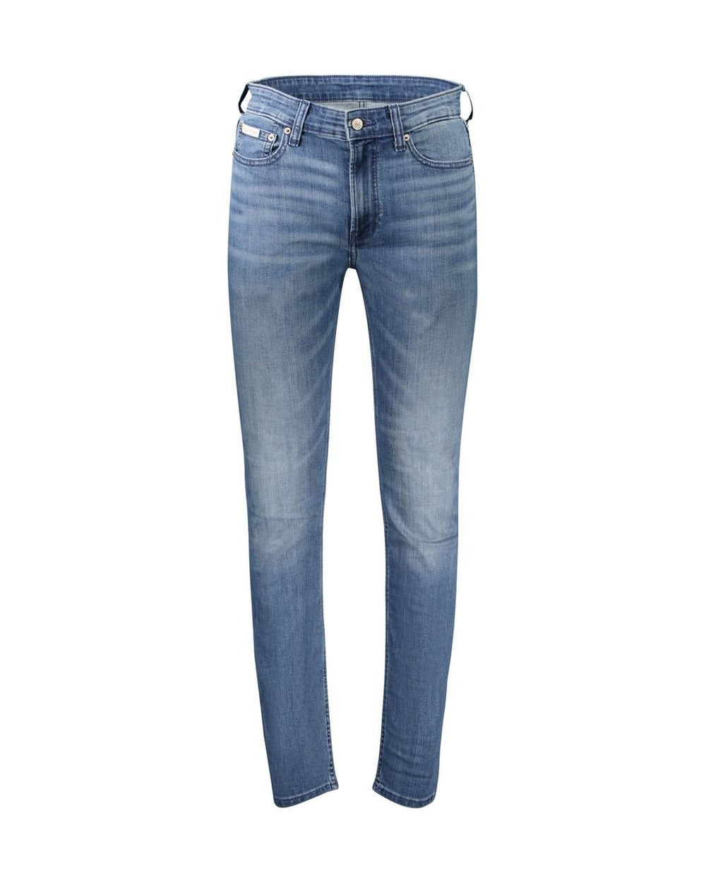 Calvin Klein Blu Cotton Men's Slim-Taper Jean