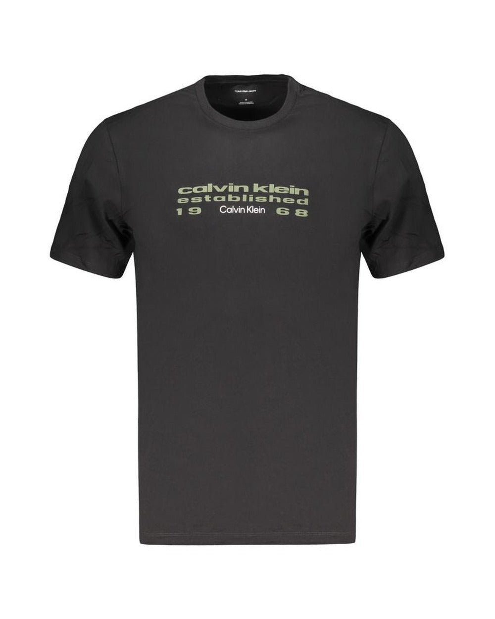 Calvin Klein Black Cotton Men's T-Shirt