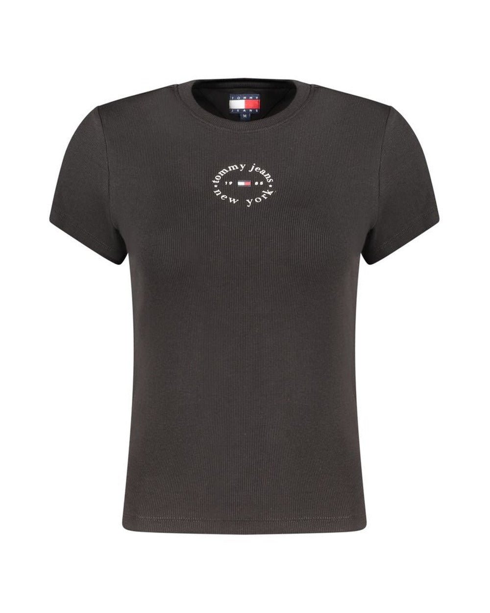 Tommy Hilfiger Black Cotton Women's T-Shirt