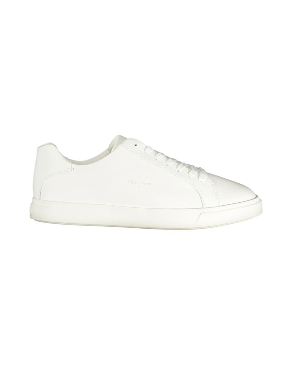 Calvin Klein White Polyurethane Men Sneaker