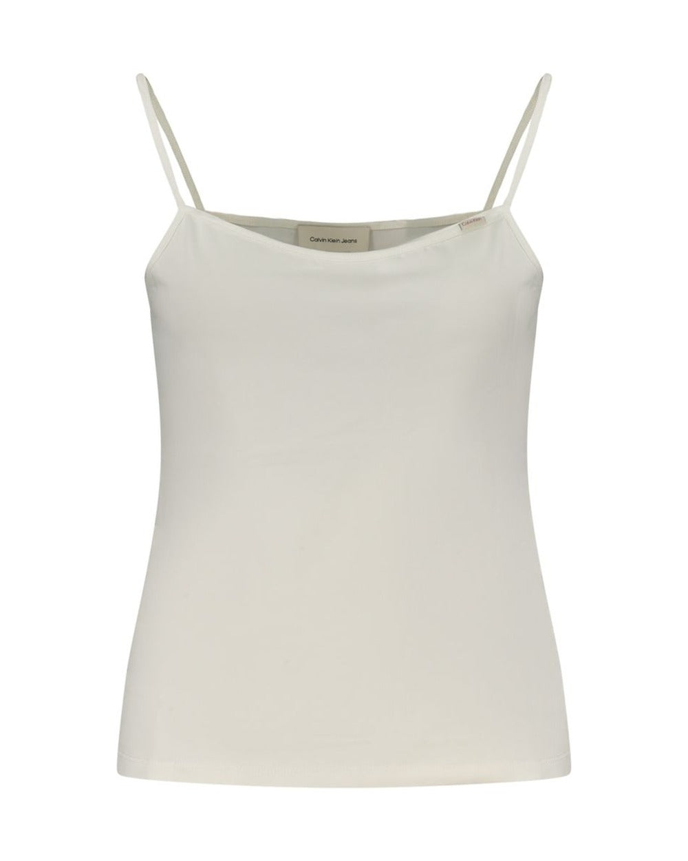Calvin Klein White Cotton Womens Tank