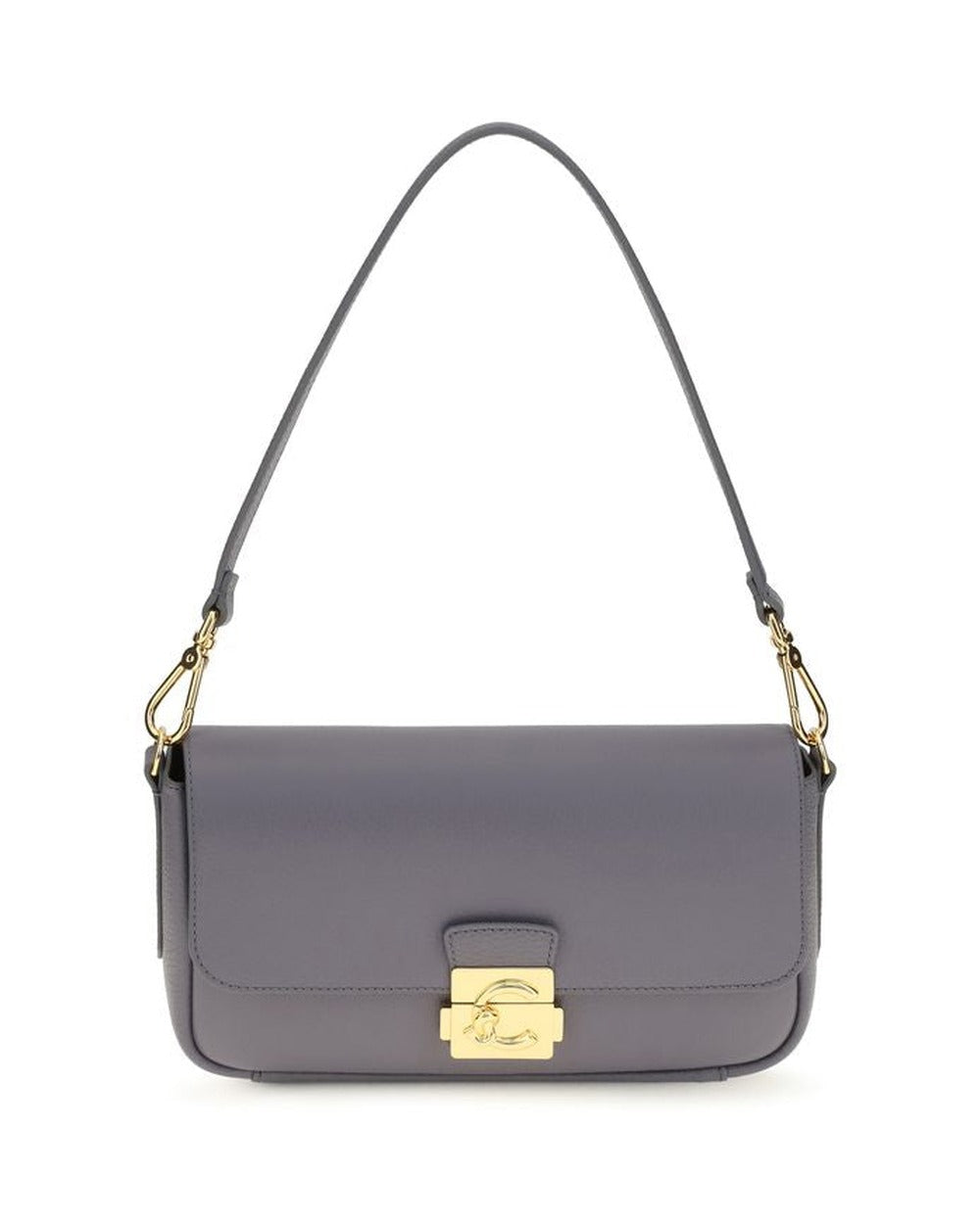 Coccinelle Blue Calf Leather Bos Taurus Shoulder Bag