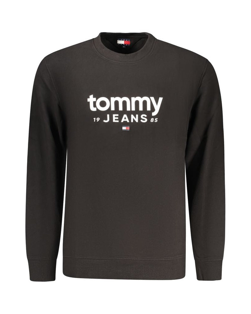 Tommy Hilfiger Black Cotton Men's Sweatshirt