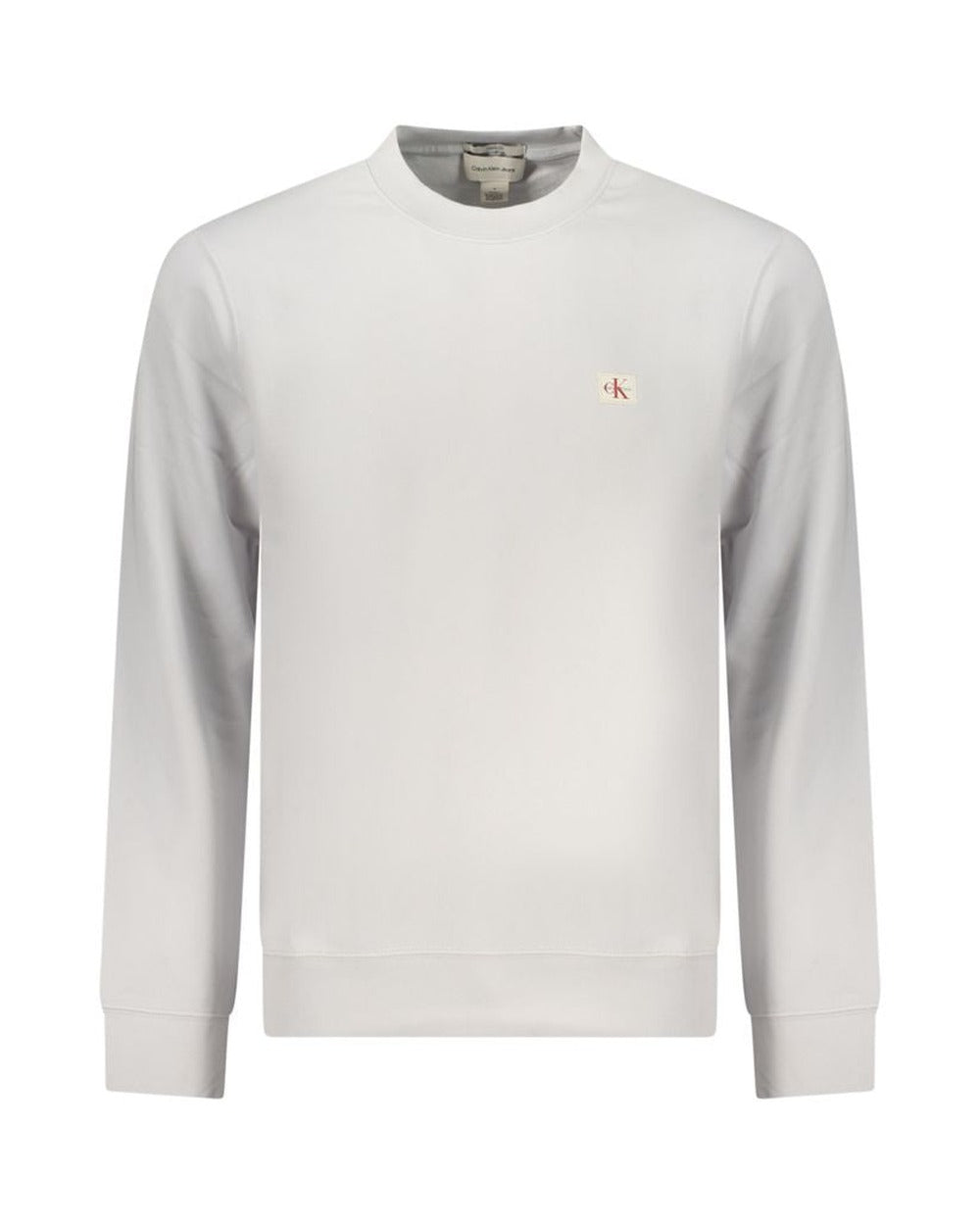 Calvin Klein Gray Cotton Men Sweatshirt