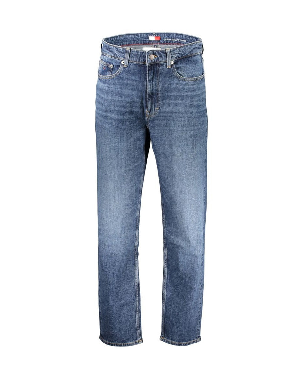 Tommy Hilfiger Blue Cotton Men's Jean Refined with Tapered Silhouette