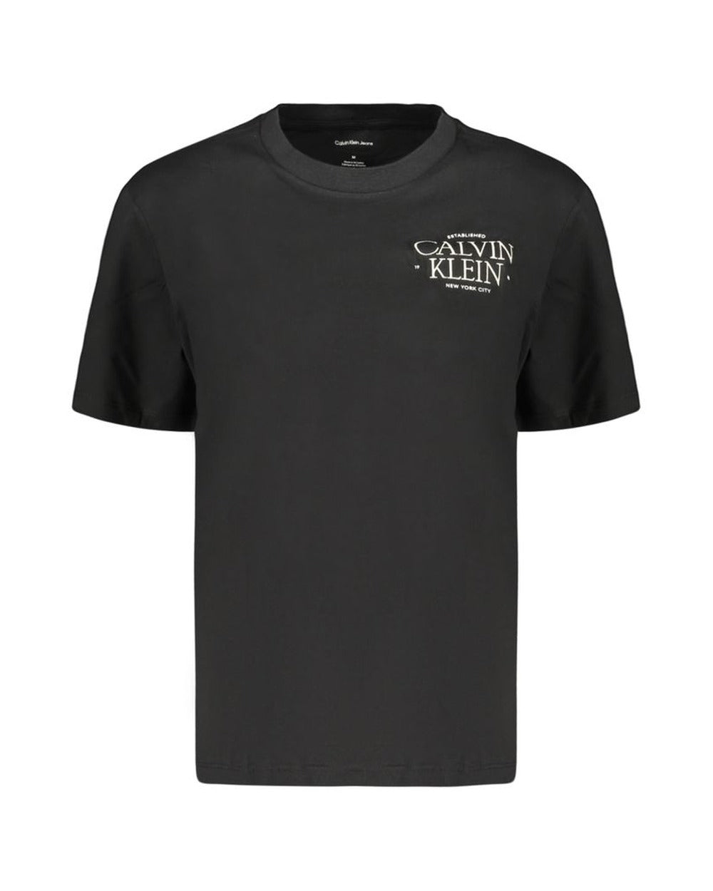 Calvin Klein Black Cotton Women's T-Shirt