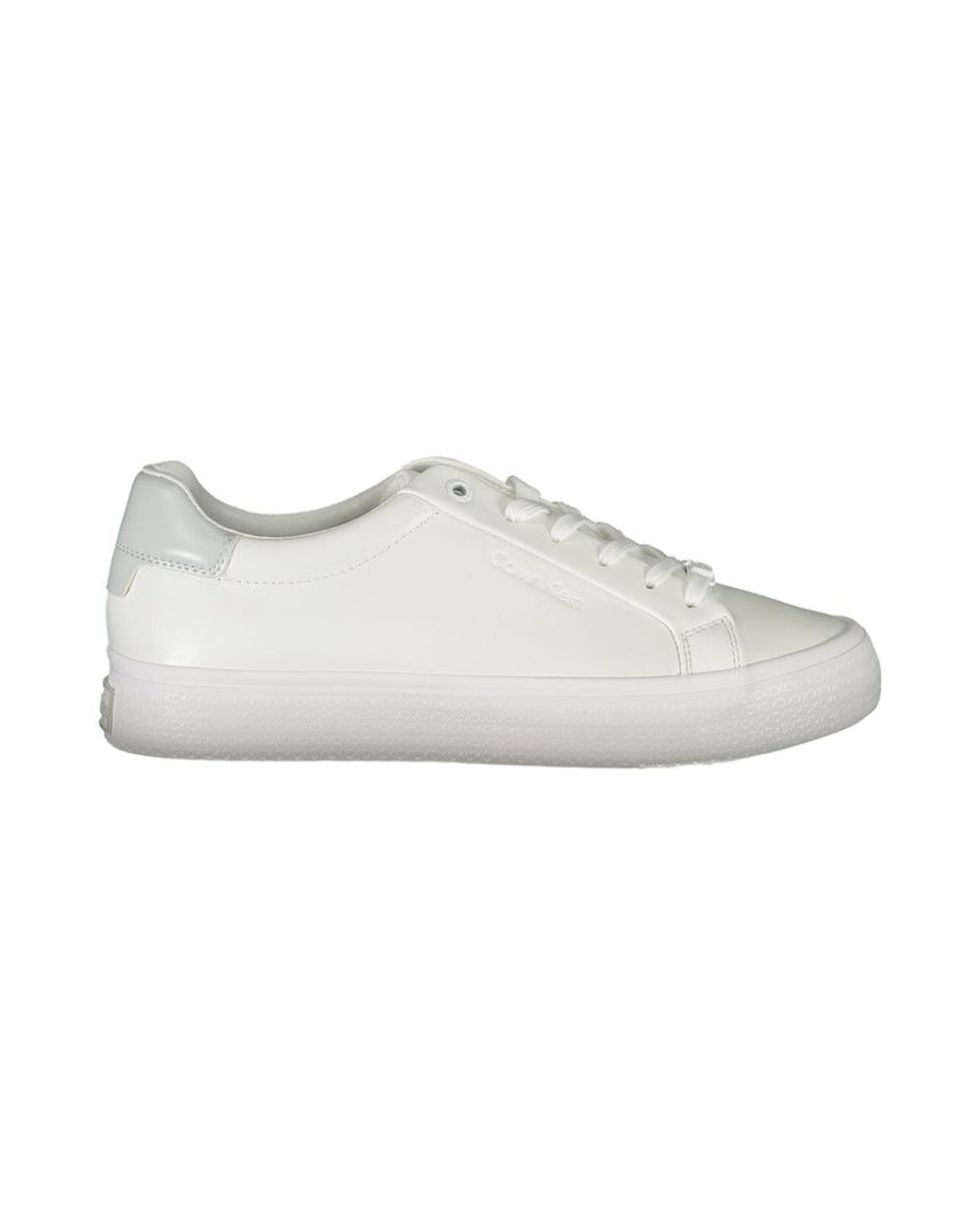 Calvin Klein Bianco Pelle Women Sneaker