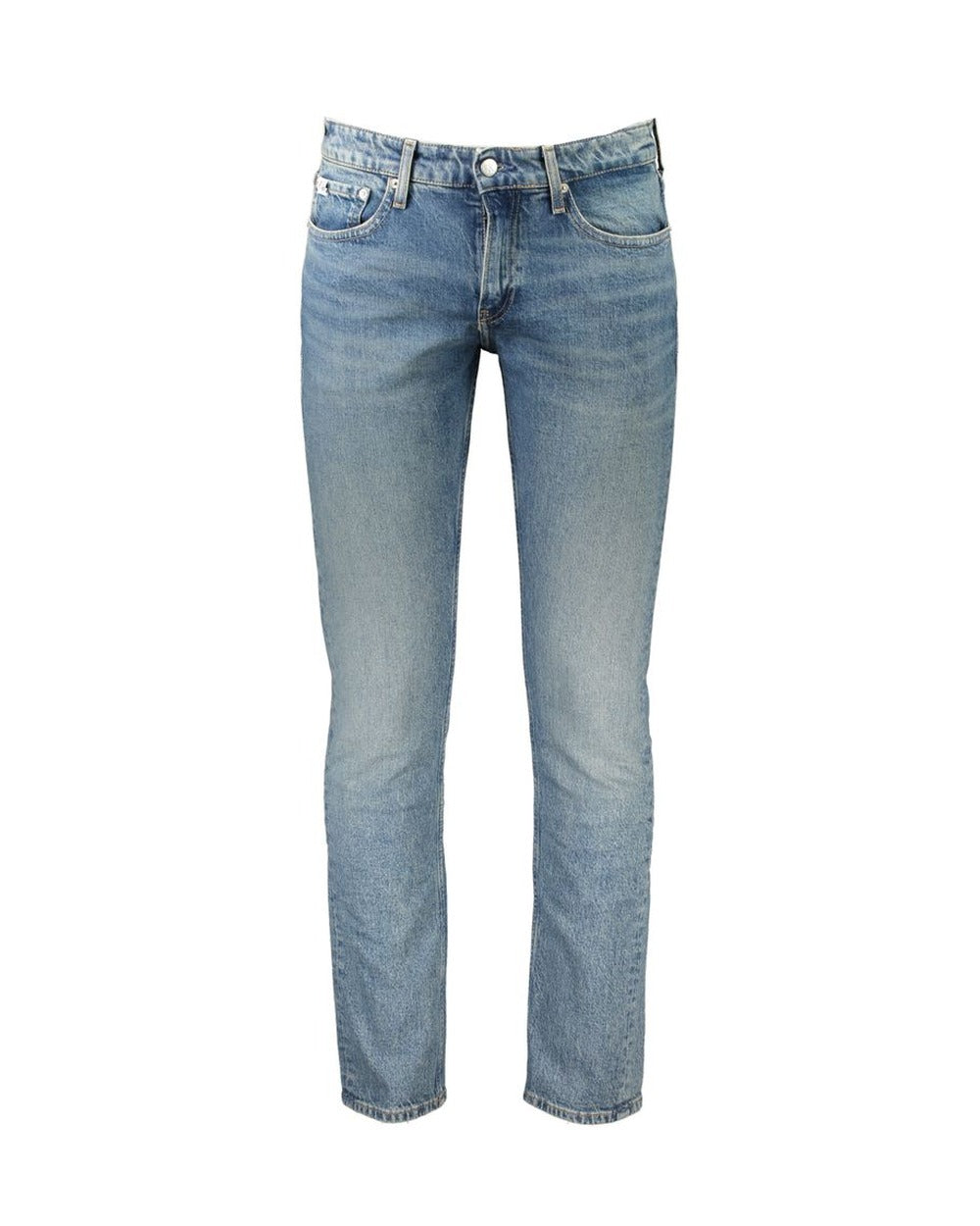 Calvin Klein Blu Cotton Men's Slim Jeans