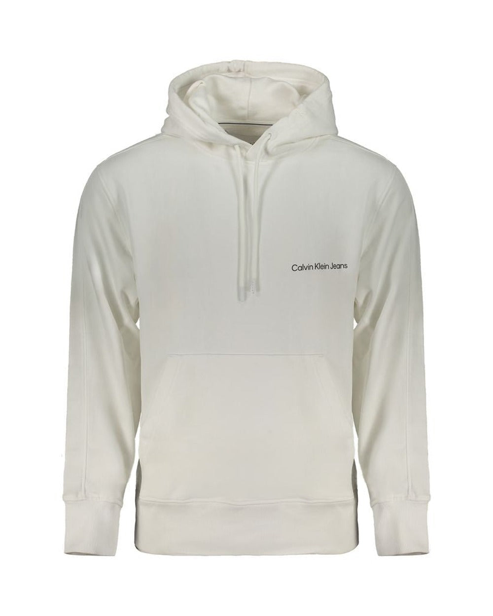 Calvin Klein White Cotton Men's Hooded Sweatshirt