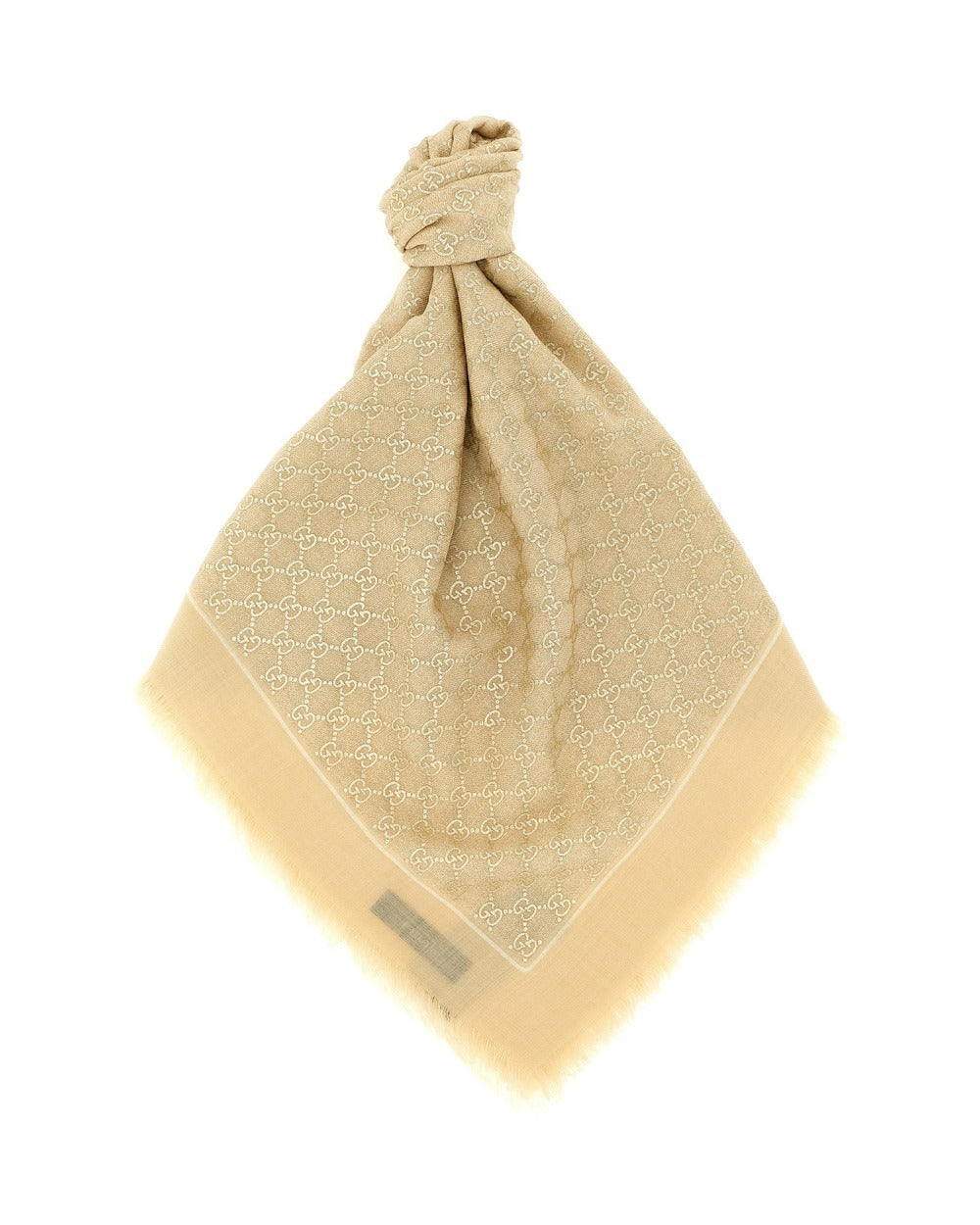 Gucci Beige Wool Scarf