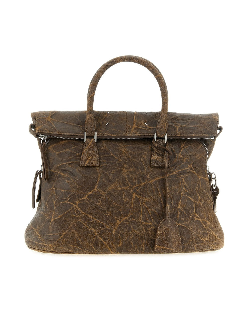 Maison Margiela Brown Goatskin Shoulder Bag