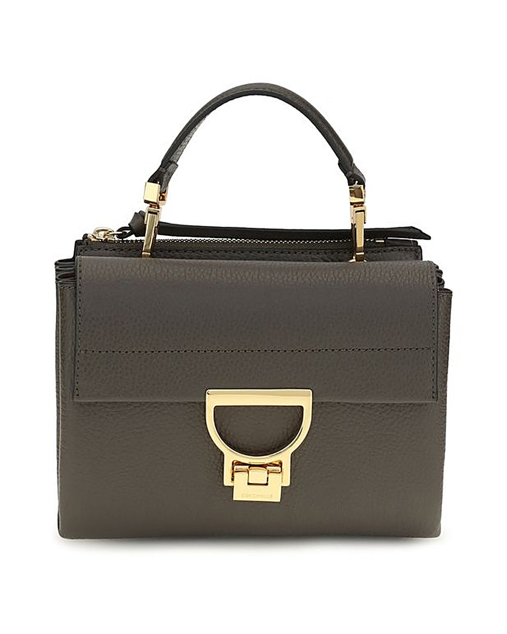 Coccinelle Brown Calf Leather Bos Taurus Handbag
