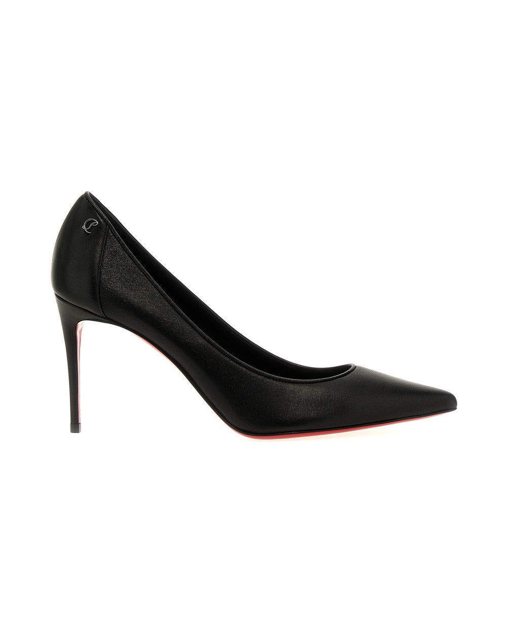 Christian Louboutin Black Napa Leather / Calf Bos Taurus High Heel Pumps