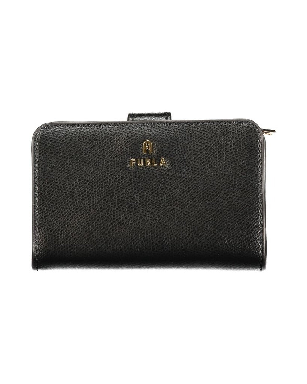 Furla Black Leather Women Wallet