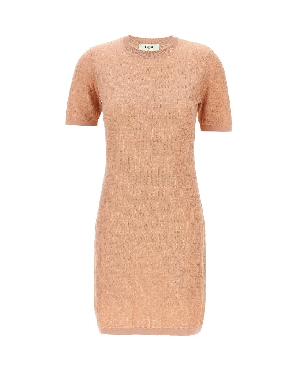 Fendi Multicolor Cotton Short Dress