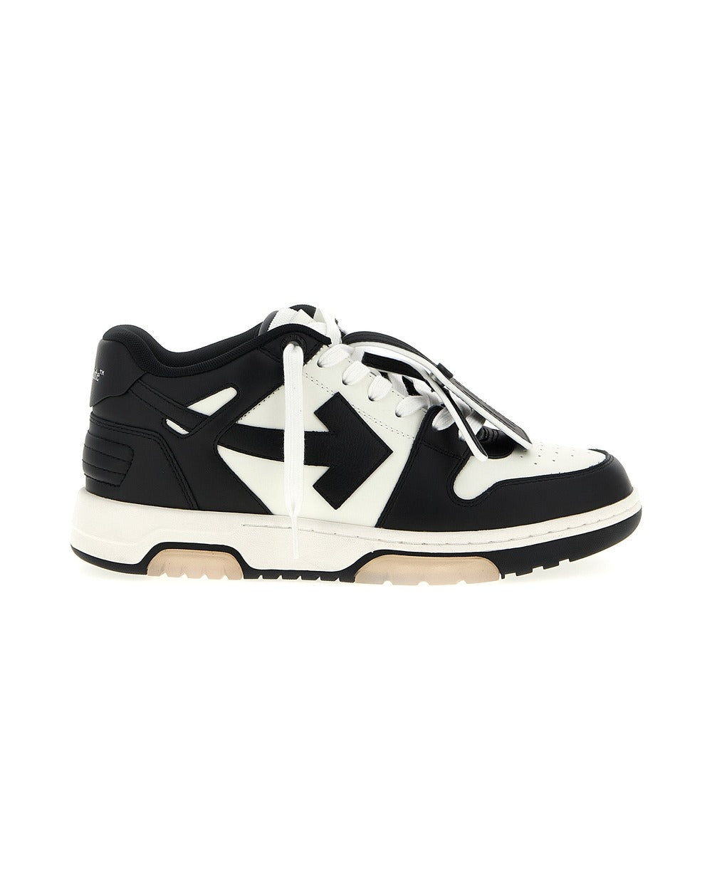 Off-White Bicolor Calfskin Low Top Sneakers