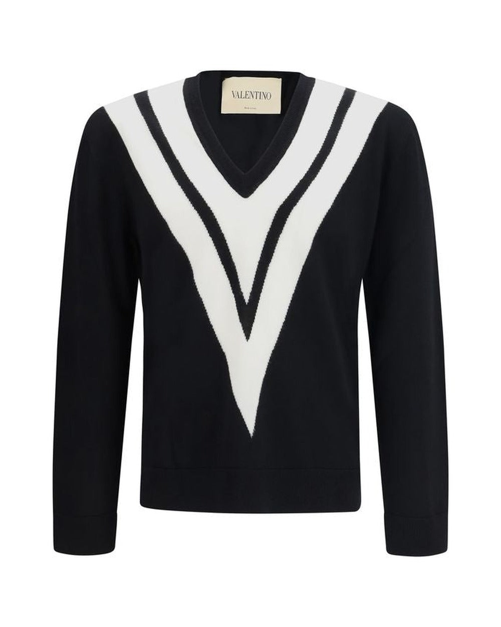 Valentino Garavani Black Wool Oves Aries Sweatshirt