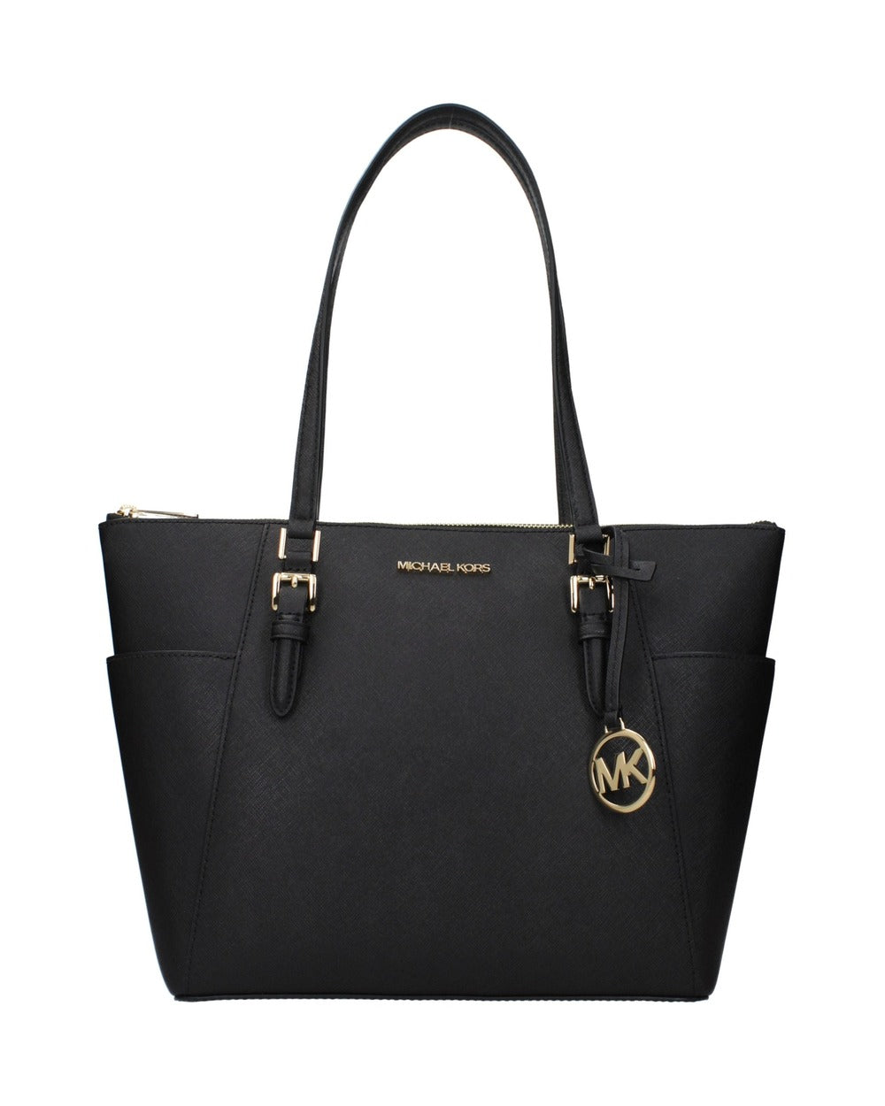 Michael Kors Black Leather Shoulder Bag