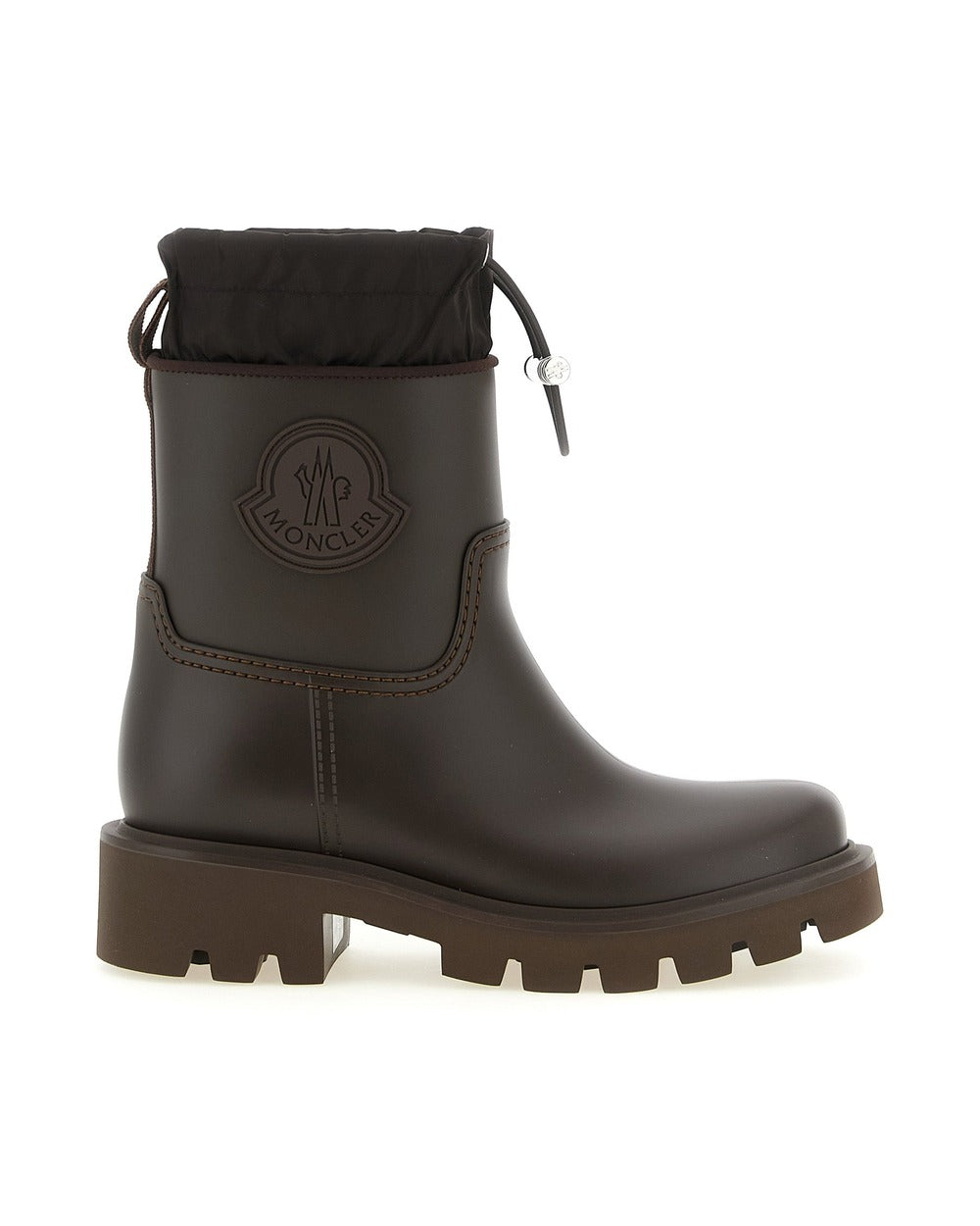 Brown Pvc Ankle Boots