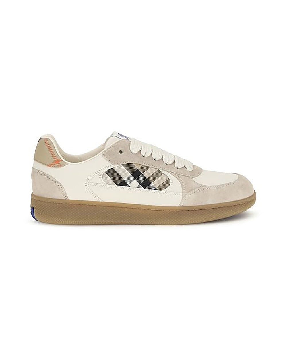 Beige Calf Leather Bos Taurus Low Top Sneakers