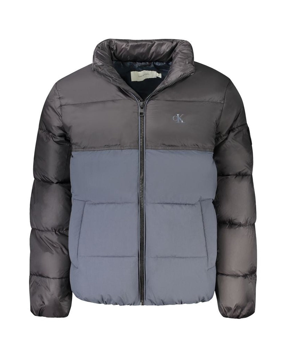 Blue Polyester Men's Jacket