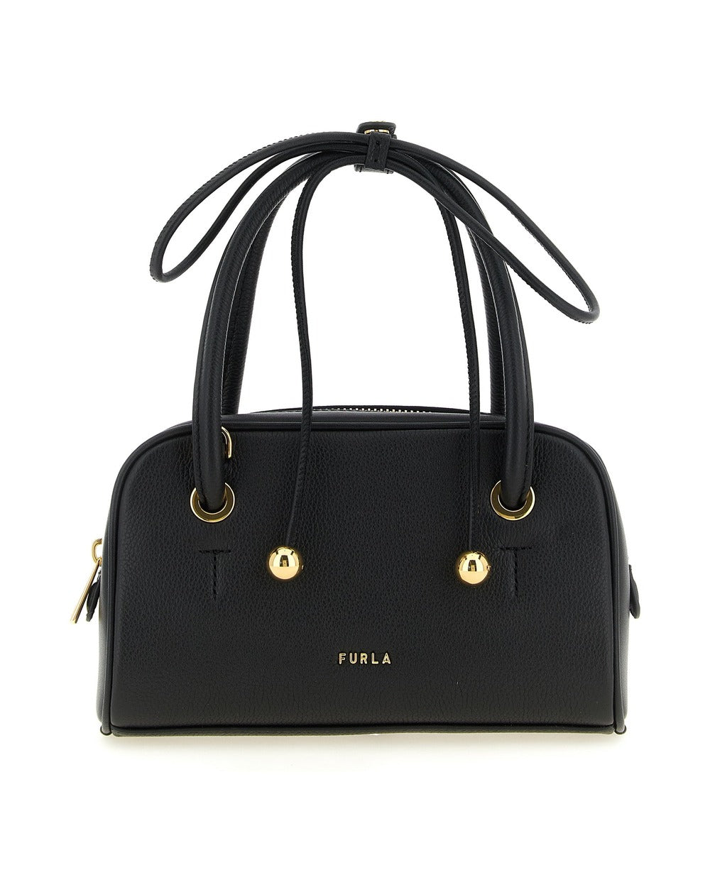 Furla Black Calfskin Handbag