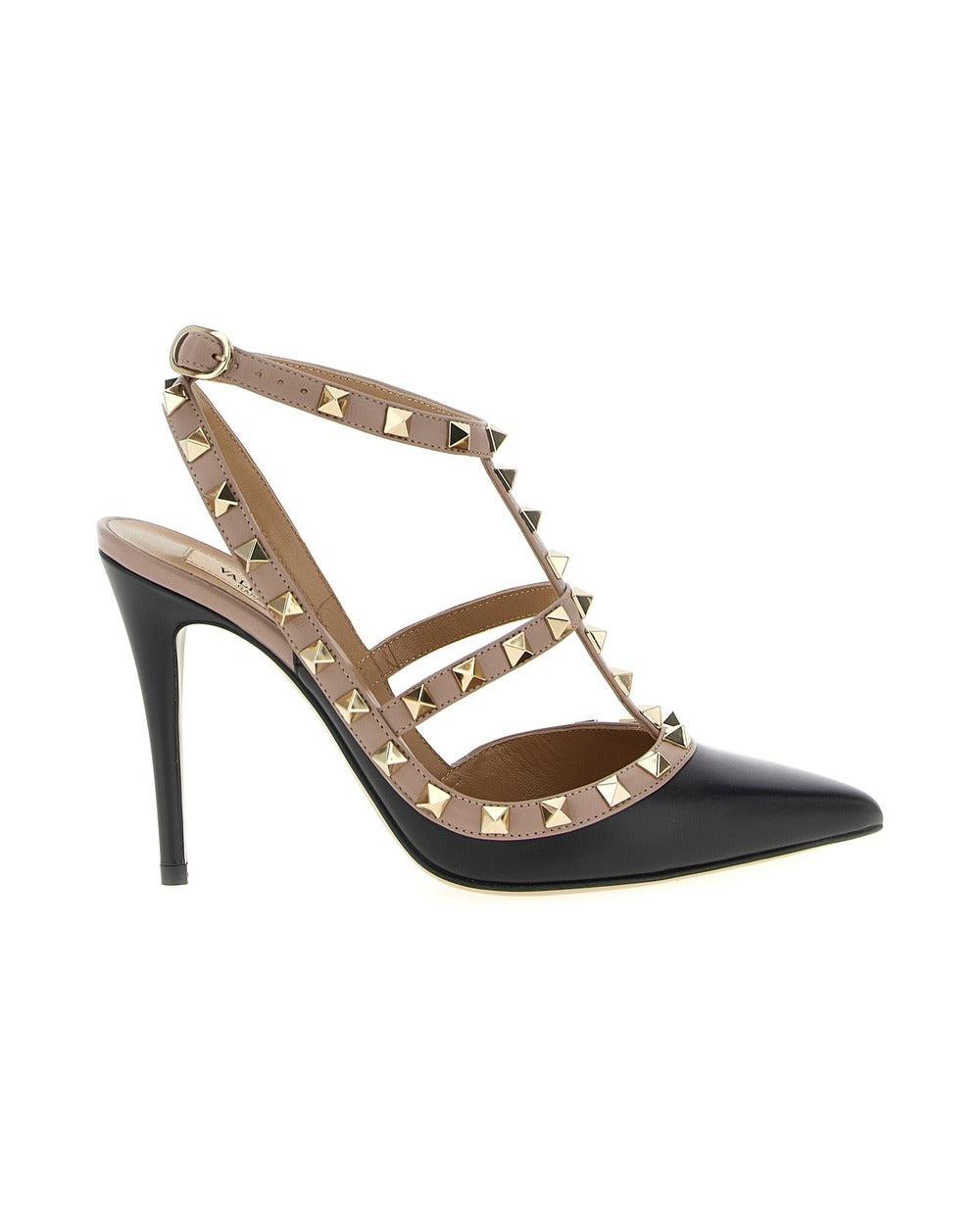 Black Lamb Leather High Heel Pumps