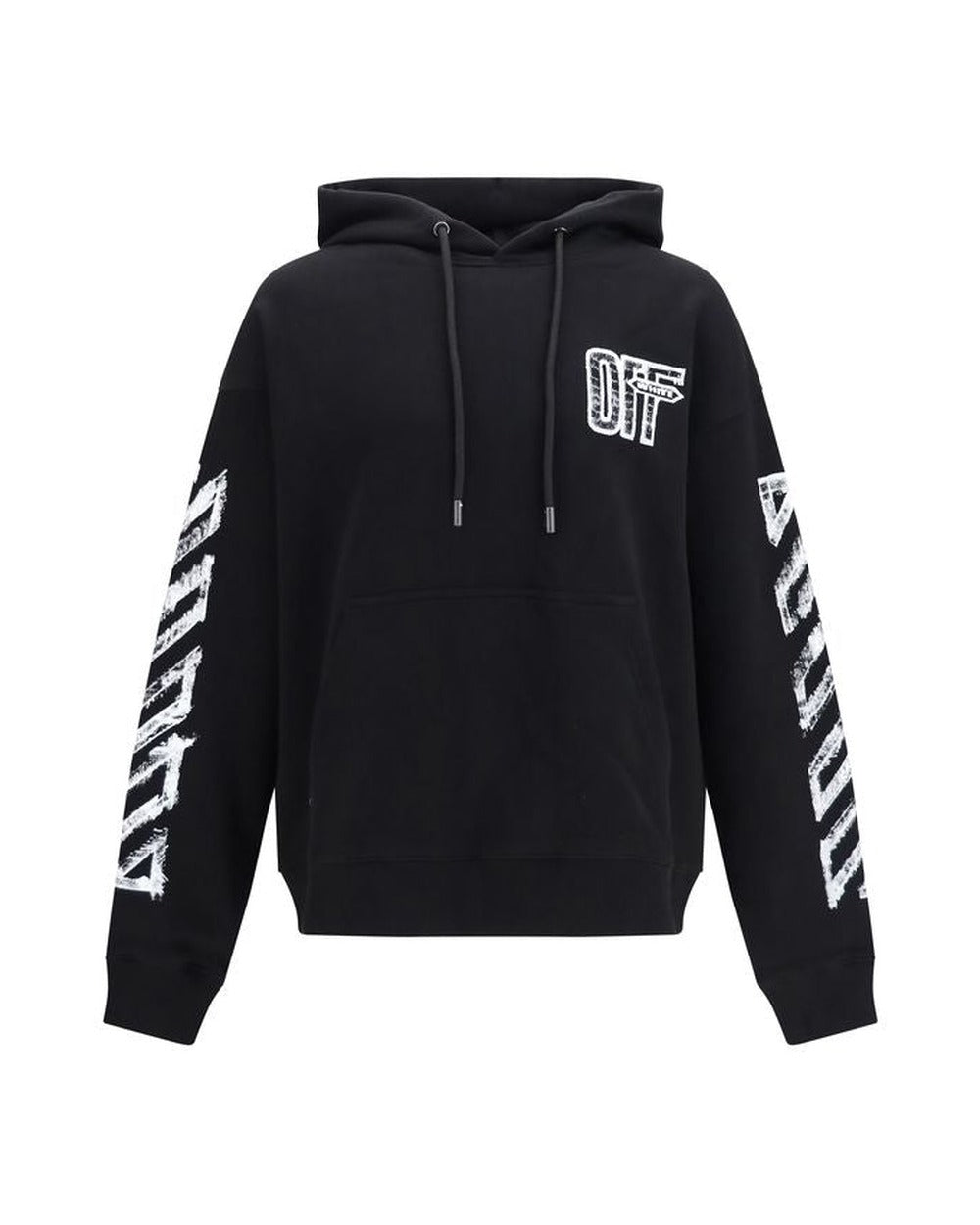 Off-White Black Cotton Sweatshirt