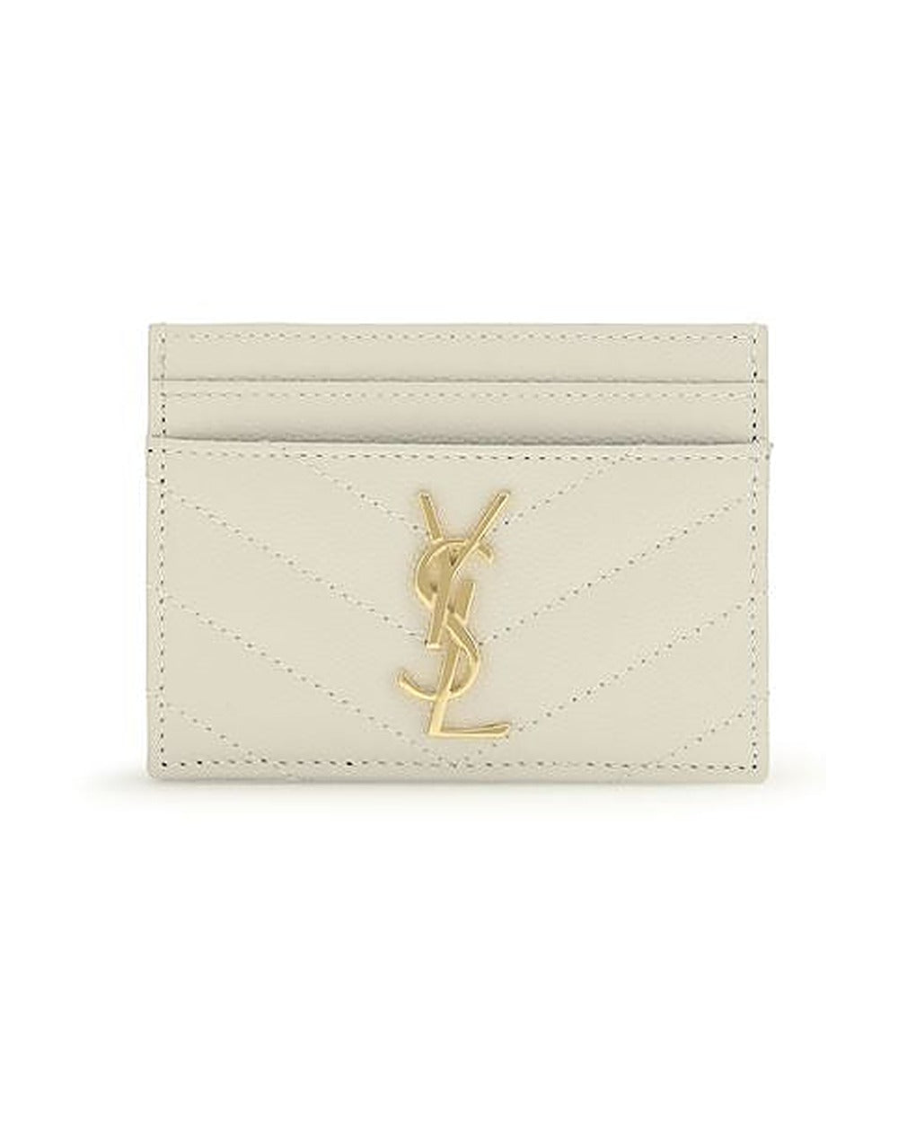 Beige Calf Leather Bos Taurus Wallet