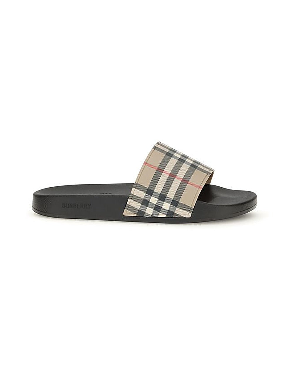 Black Rubber Slides