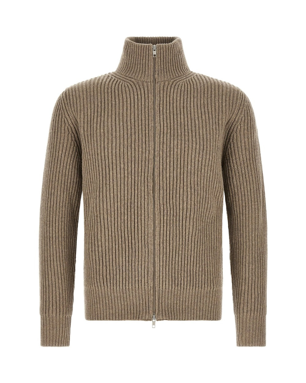 MM6 Maison Margiela Beige Wool Full-Length Jacket