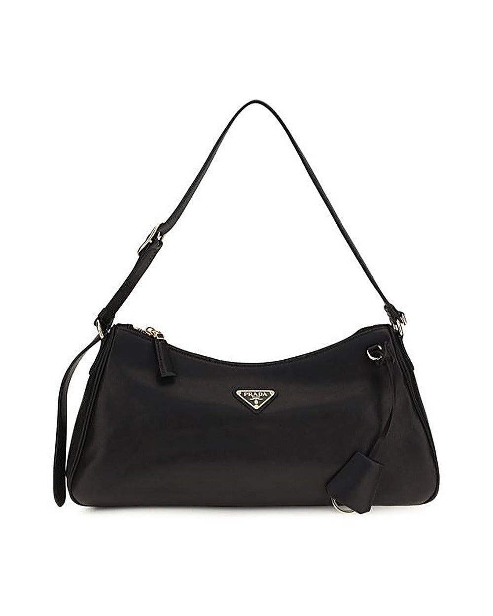 Prada Black Lamb Ovis Aries Aries Shoulder Bag