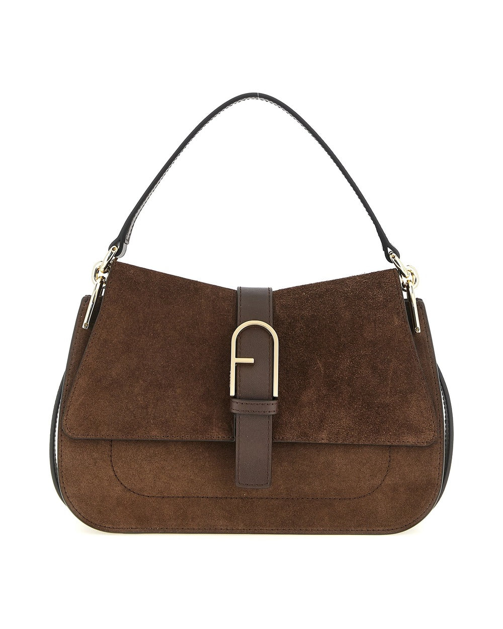 Furla Brown Calfskin Handbag