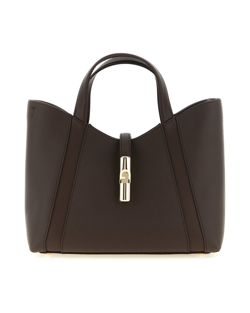 Furla Brown Calfskin Tote Bag