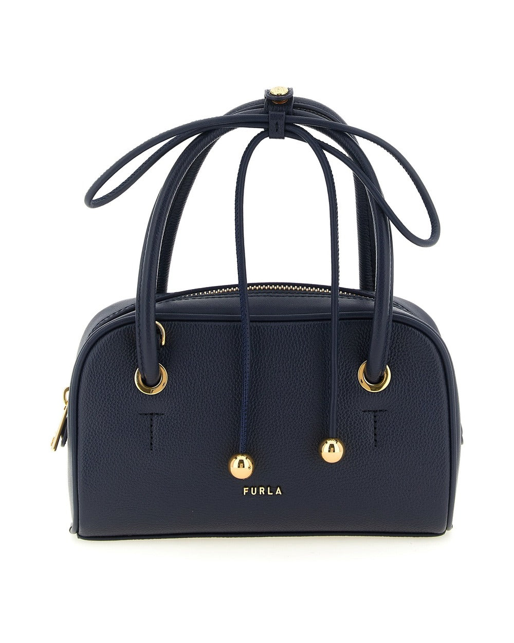 Furla Blue Calfskin Handbag