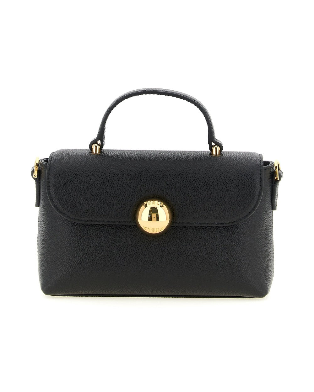 Furla Black Calfskin Handbag