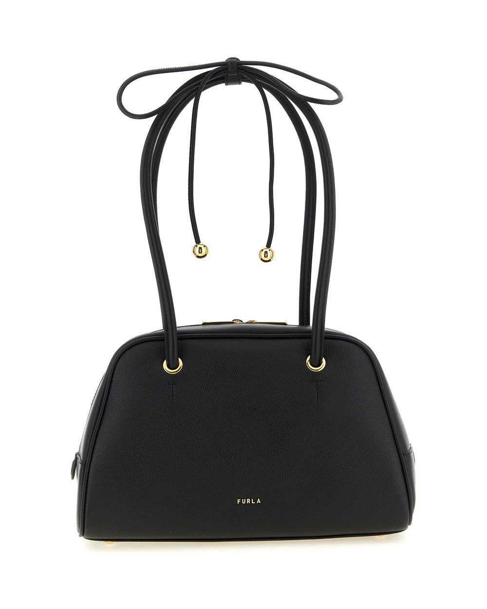 Furla Black Calfskin Handbag