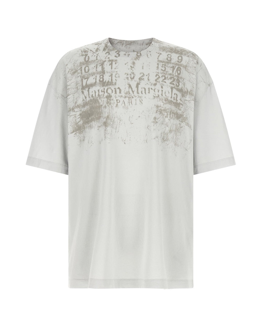 Maison Margiela Gray Cotton T-Shirt