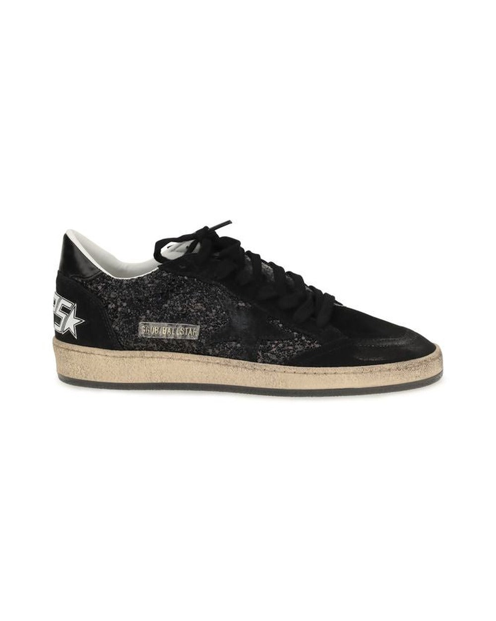 Black Calf Leather Bos Taurus Low Top Sneakers