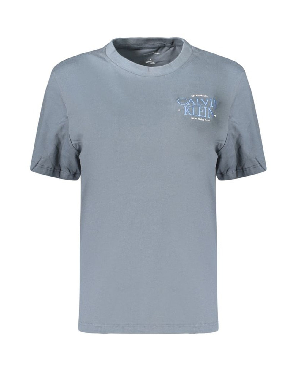 Gray Cotton Women's T-Shirt
