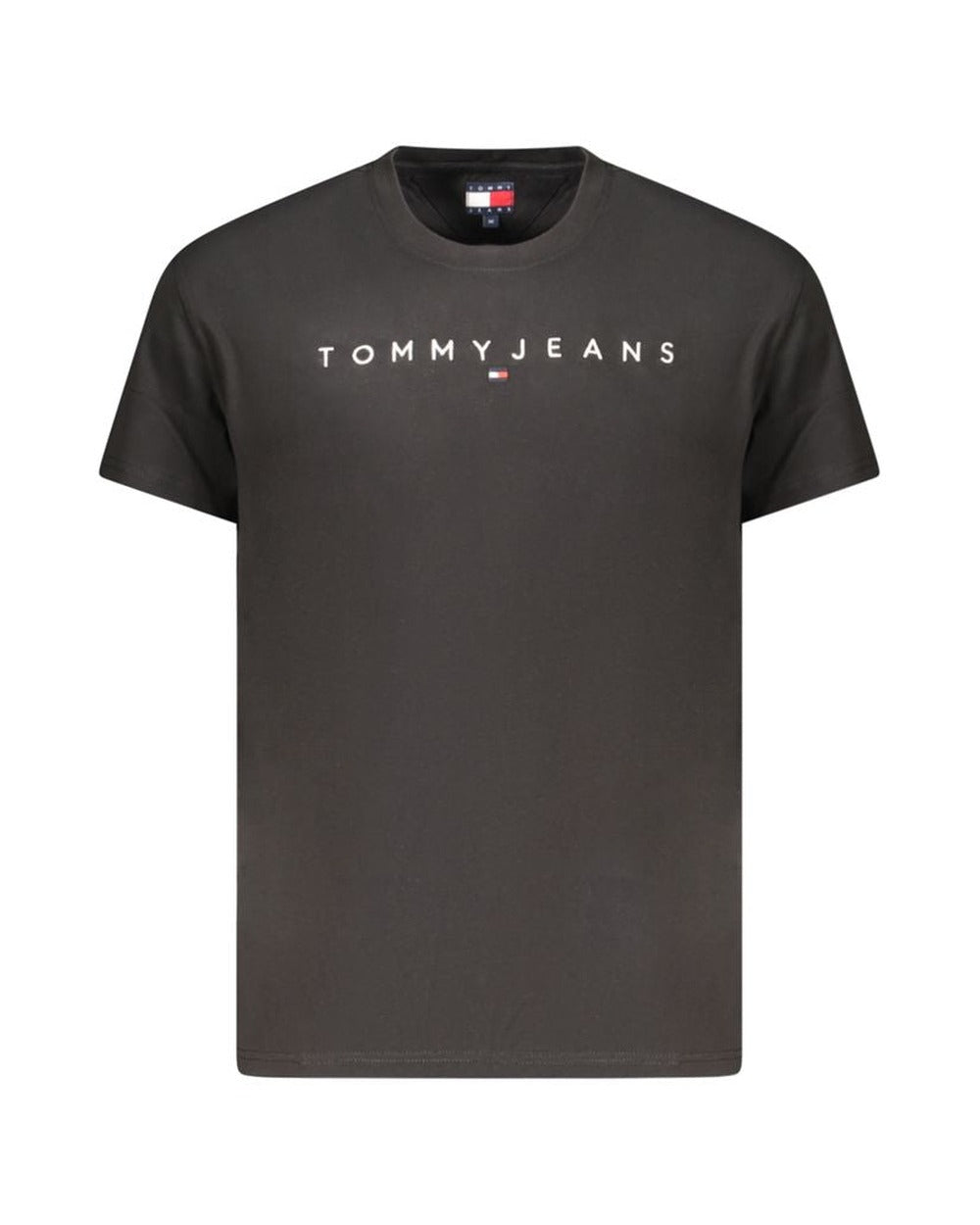 Tommy Hilfiger Black Cotton Mens T-Shirt