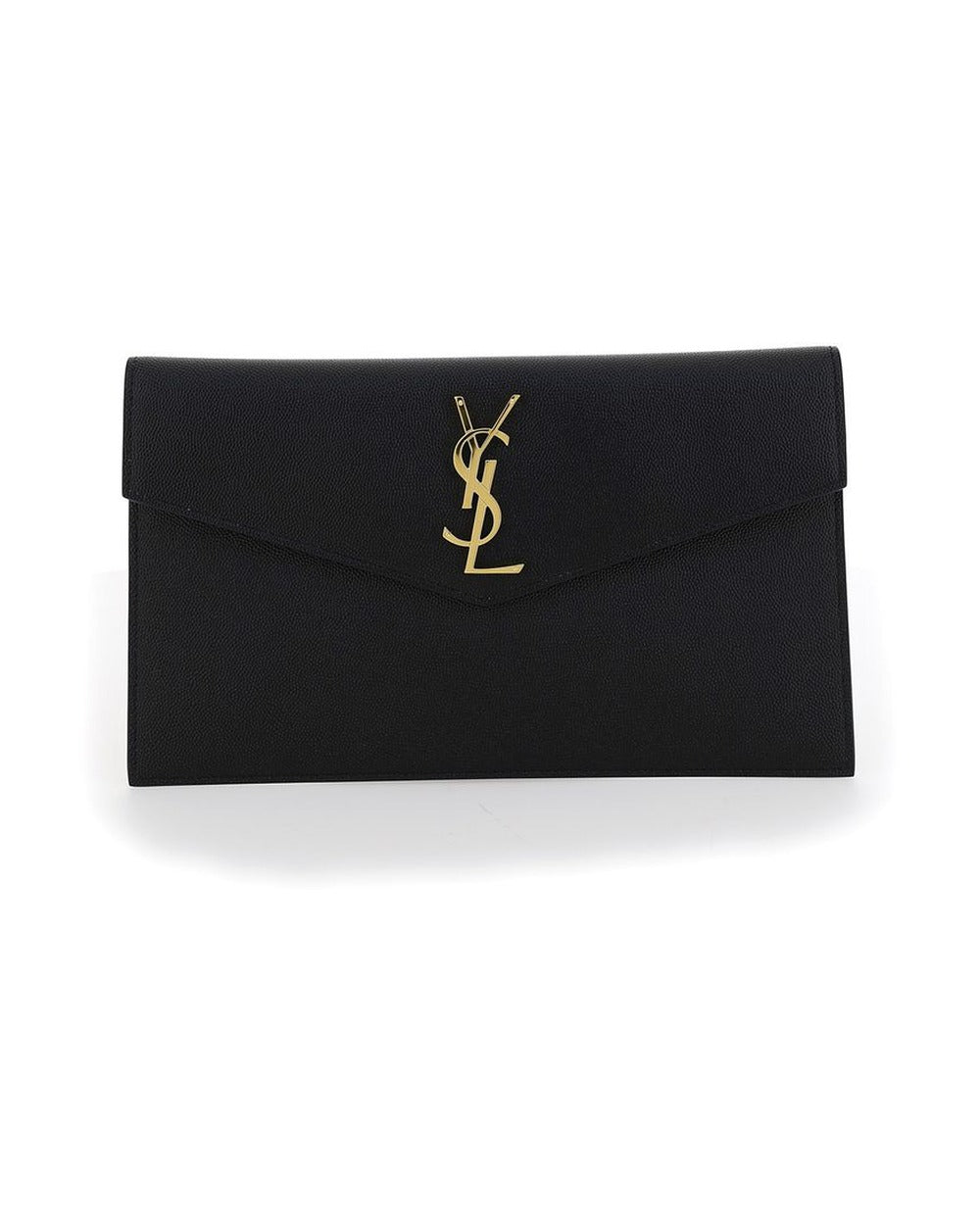Saint Laurent Black Calf Leather Bos Taurus Wallet